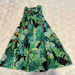 Strapless maxi dress